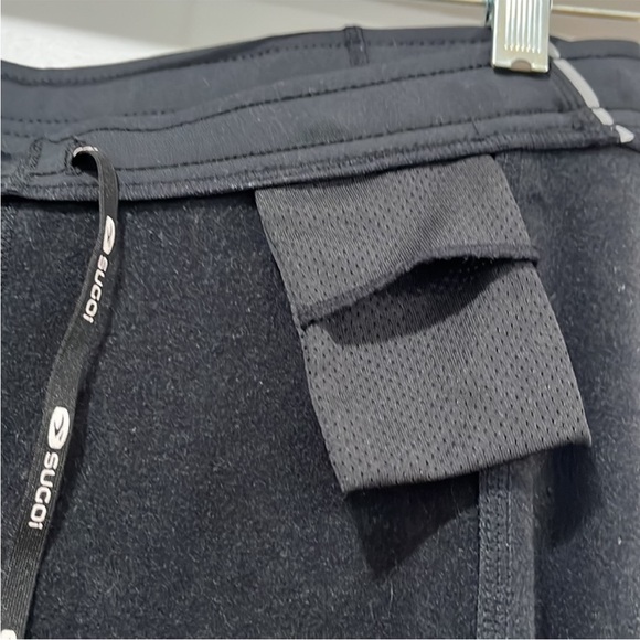 SUGOI Black Subzero Zap Tights with Reflective Trim - Picture 9 of 11